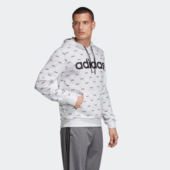 adidas linear graphic hoodie